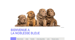 Desktop Screenshot of la-noblesse-bleue.com
